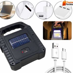 Cata CT-9955 Hazar Şarjlı Güneş Enerjili Solar Led El Feneri